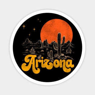 Vintage State of Arizona Mid Century Distressed Aesthetic Magnet